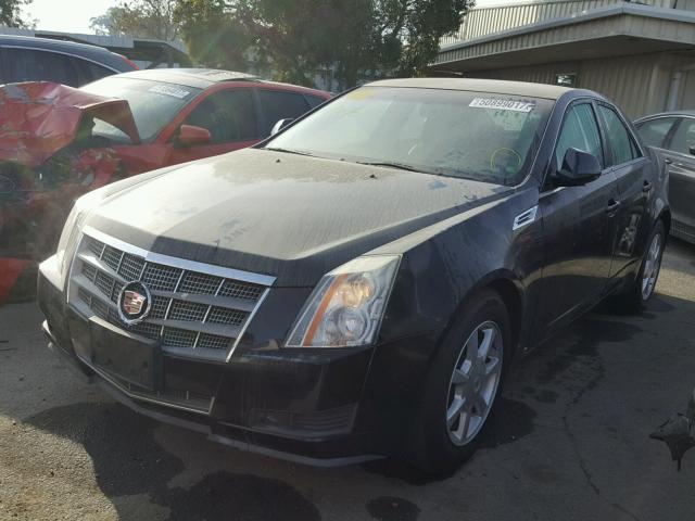 1G6DM577380117026 - 2008 CADILLAC CTS BLACK photo 2