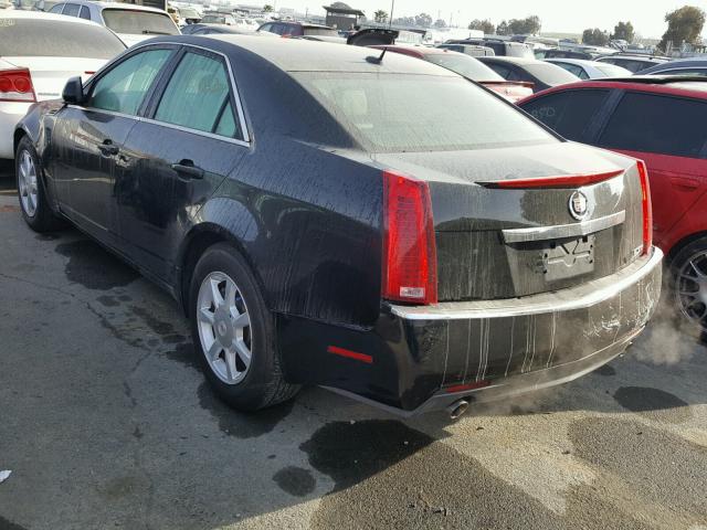 1G6DM577380117026 - 2008 CADILLAC CTS BLACK photo 3