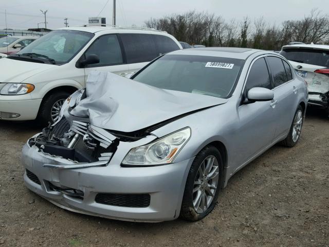 JNKBV61E88M205978 - 2008 INFINITI G35 SILVER photo 2