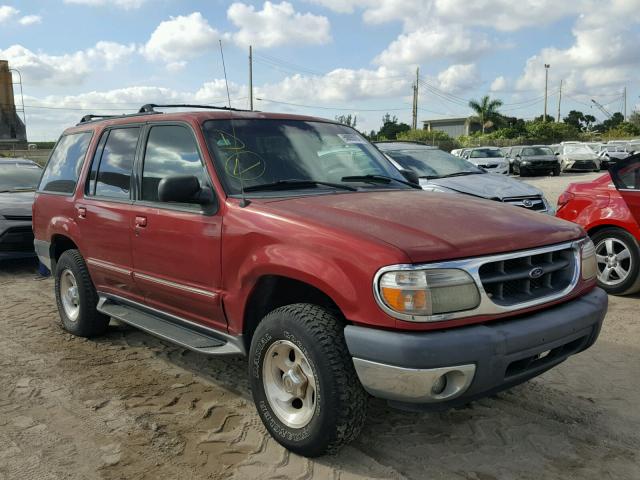 1FMZU63X0YUB43389 - 2000 FORD EXPLORER X RED photo 1