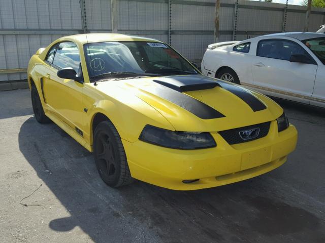 1FAFP42X8YF256621 - 2000 FORD MUSTANG GT YELLOW photo 1