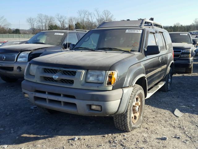 5N1ED28Y7YC502672 - 2000 NISSAN XTERRA XE GRAY photo 2