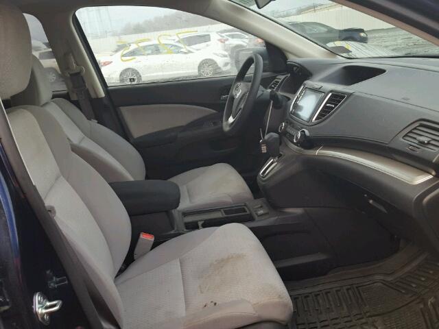 2HKRM4H56GH726087 - 2016 HONDA CR-V EX ლურჯი ფოტო 5