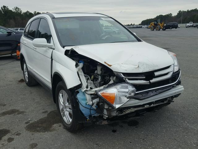 5J6RE3H73BL002395 - 2011 HONDA CR-V EXL WHITE photo 1