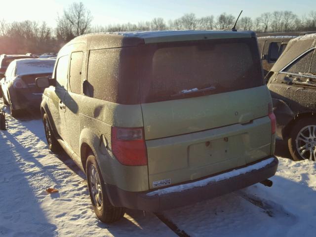 5J6YH28748L005733 - 2008 HONDA ELEMENT EX GREEN photo 3