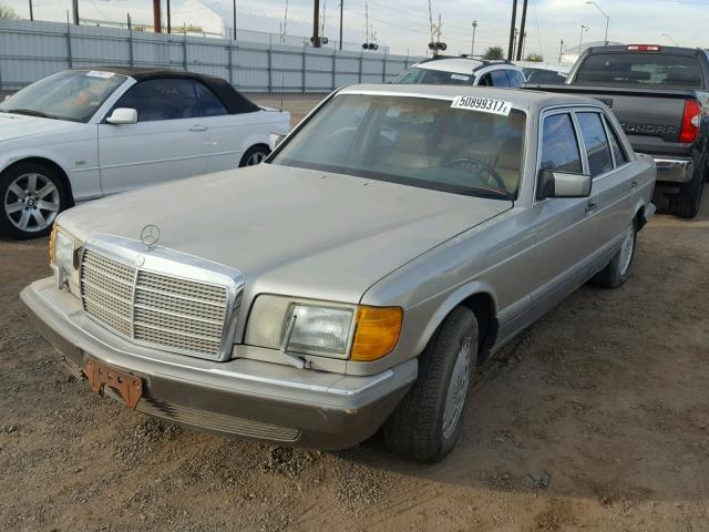 WDBCA39D1HA324757 - 1987 MERCEDES-BENZ 560 SEL GOLD photo 2