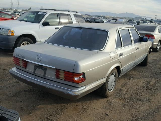 WDBCA39D1HA324757 - 1987 MERCEDES-BENZ 560 SEL GOLD photo 4