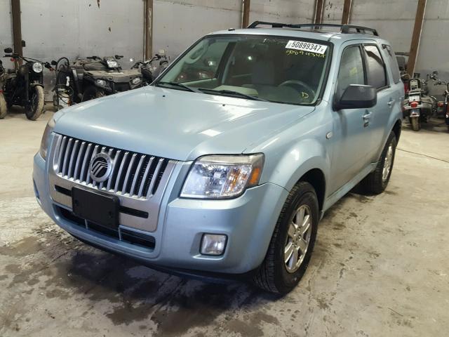 4M2CU81789KJ13606 - 2009 MERCURY MARINER BLUE photo 2