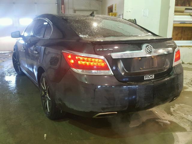 1G4GE5EV0AF309737 - 2010 BUICK LACROSSE C BLACK photo 3