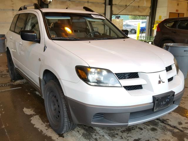 JA4LZ31G13U047545 - 2003 MITSUBISHI OUTLANDER WHITE photo 1