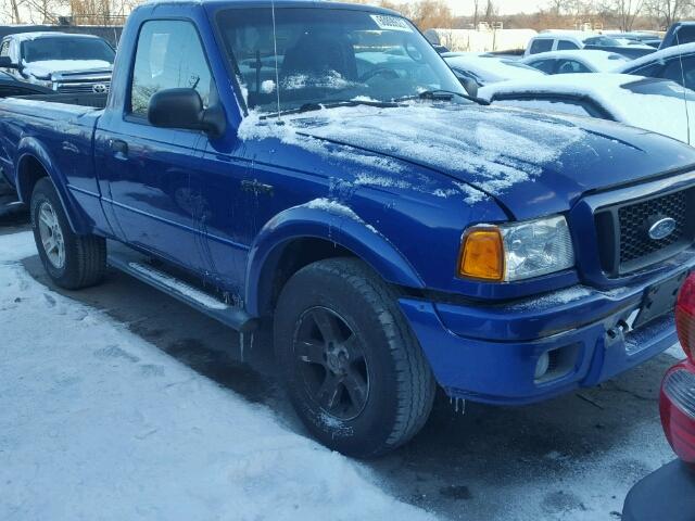 1FTZR11U44TA06361 - 2004 FORD RANGER BLUE photo 1