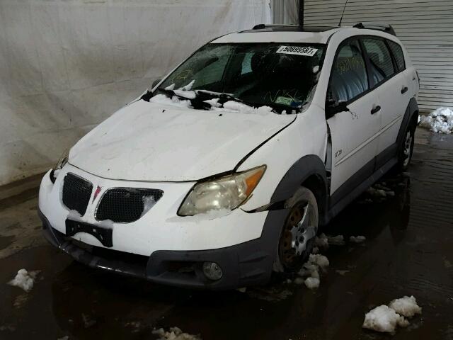 5Y2SL65826Z405444 - 2006 PONTIAC VIBE WHITE photo 2