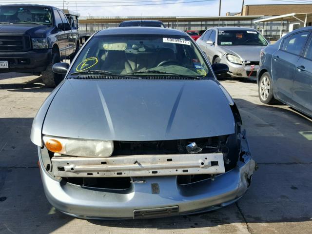 1G8ZH52822Z225139 - 2002 SATURN SL1 BLUE photo 9