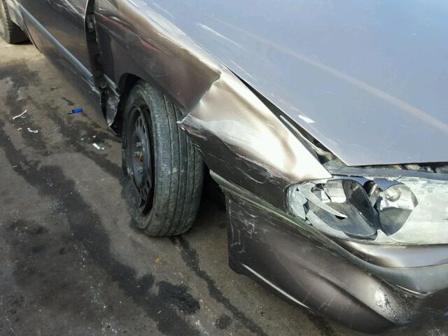 2G1WF52E029305126 - 2002 CHEVROLET IMPALA BROWN photo 9