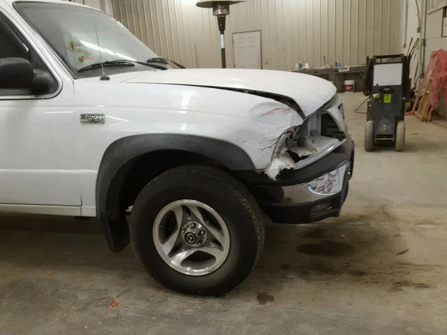 4F4ZR47E63TM13671 - 2003 MAZDA B4000 CAB WHITE photo 9