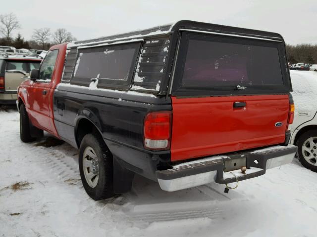 1FTYR10C2YPB42426 - 2000 FORD RANGER RED photo 3