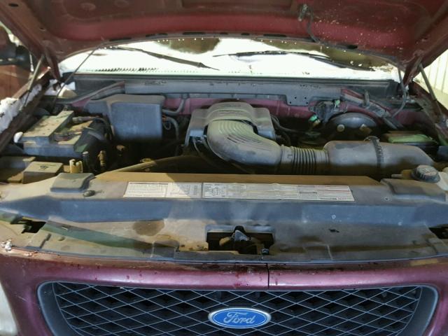 1FTDX1867VKA16297 - 1997 FORD F150 MAROON photo 7