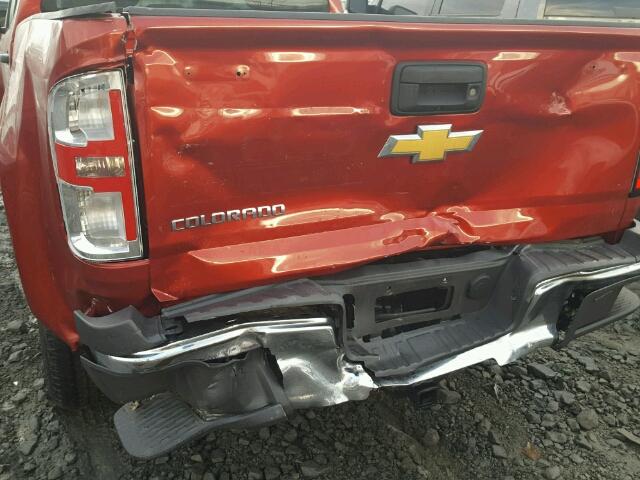 1GCGTBE37G1336057 - 2016 CHEVROLET COLORADO MAROON photo 9