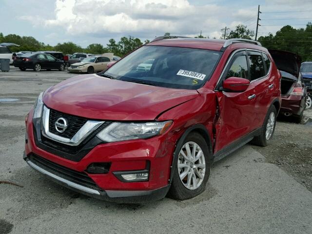 JN8AT2MT3HW389080 - 2017 NISSAN ROGUE S RED photo 2