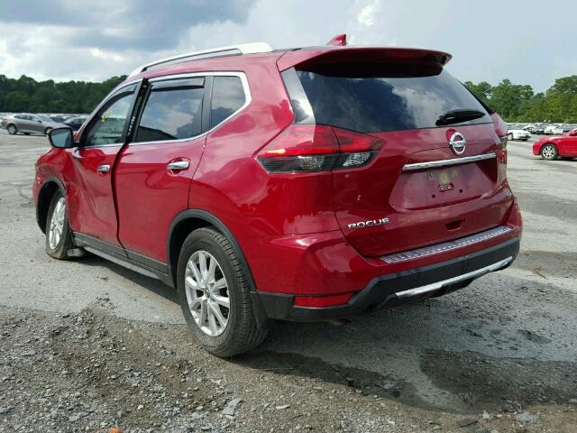 JN8AT2MT3HW389080 - 2017 NISSAN ROGUE S RED photo 3