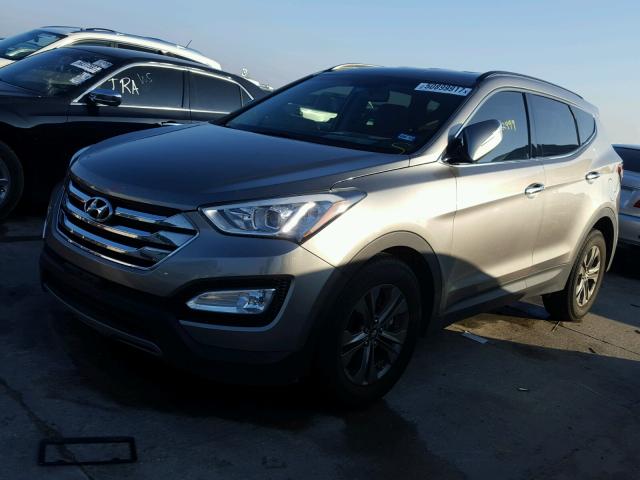 5XYZU3LBXDG103713 - 2013 HYUNDAI SANTA FE S GRAY photo 2