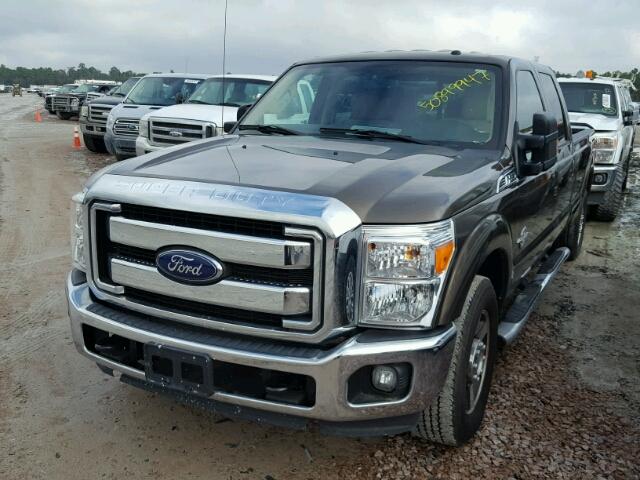 1FT7W2AT9GED38754 - 2016 FORD F250 SUPER GRAY photo 2