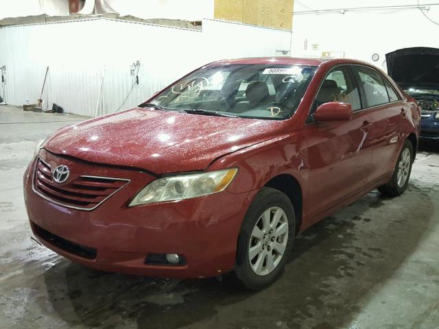 4T1BE46K18U232276 - 2008 TOYOTA CAMRY CE RED photo 2
