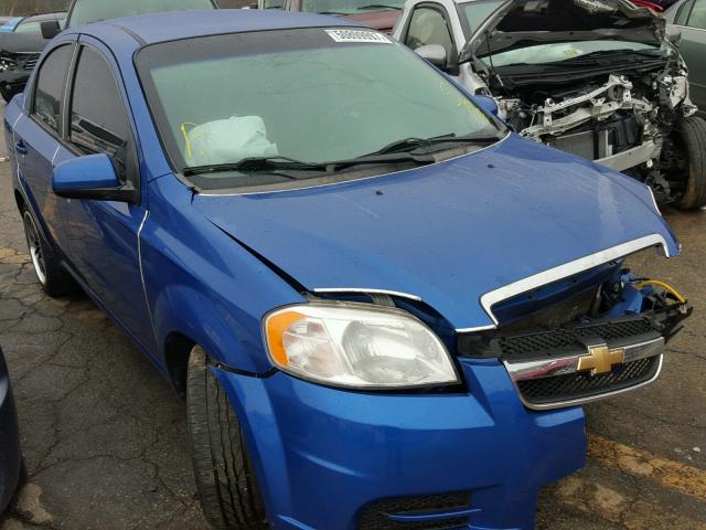 KL1TD5DE6BB121361 - 2011 CHEVROLET AVEO LS BLUE photo 1