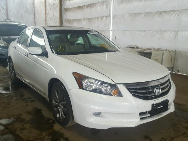 1HGCP3F8XCA000658 - 2012 HONDA ACCORD EXL WHITE photo 1