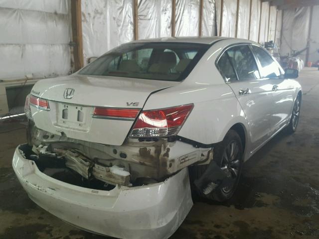 1HGCP3F8XCA000658 - 2012 HONDA ACCORD EXL WHITE photo 4