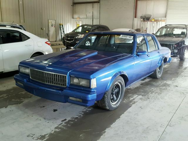 1G1BL54E6LR116637 - 1990 CHEVROLET CAPRICE BLUE photo 2