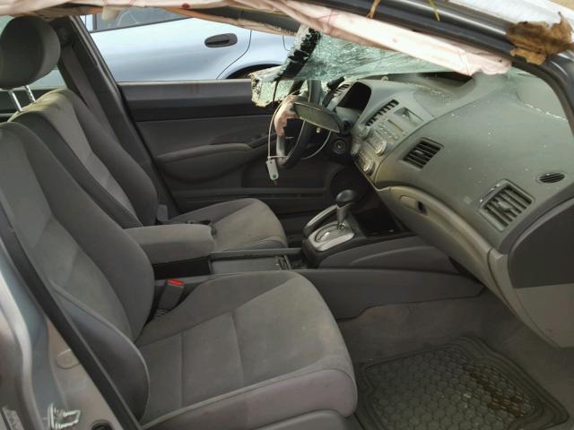 1HGFA16568L066807 - 2008 HONDA CIVIC LX SILVER photo 5