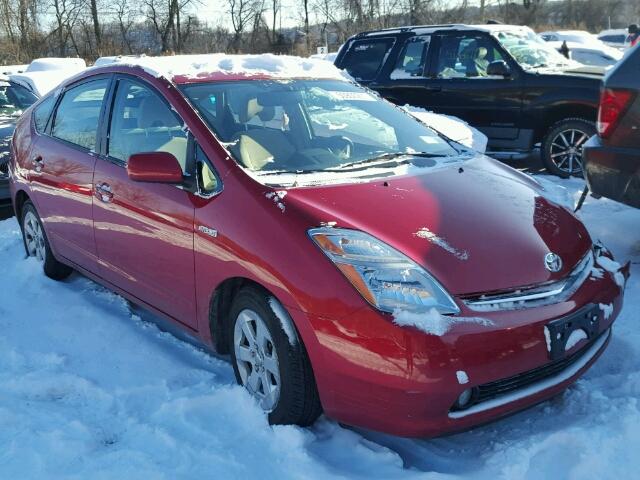 JTDKB20U377629710 - 2007 TOYOTA PRIUS RED photo 1