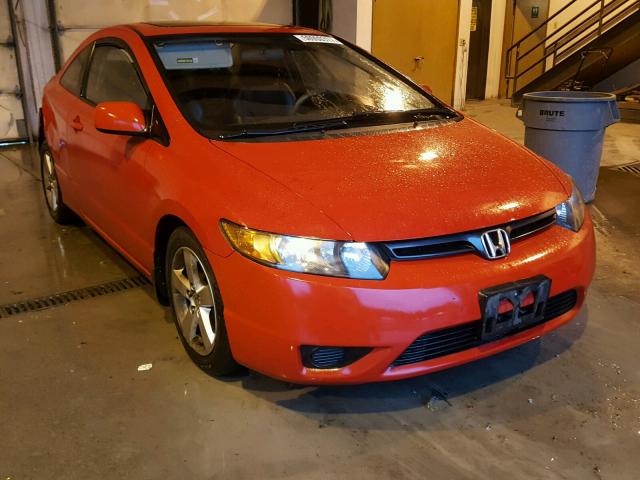 2HGFG12887H571760 - 2007 HONDA CIVIC EX RED photo 1