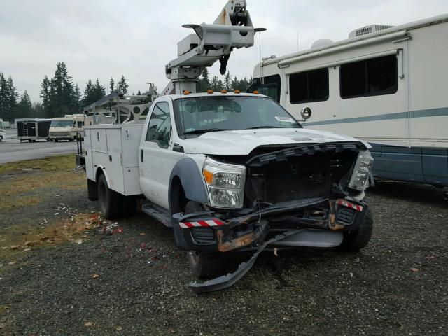 1FDUF4GY5BEC48247 - 2011 FORD F450 SUPER WHITE photo 1