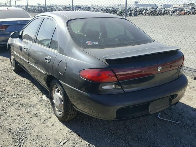 1MEFM13P3WW620598 - 1998 MERCURY TRACER LS BLACK photo 3