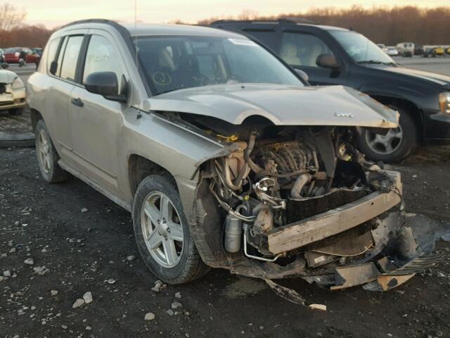 1J4FF47B39D113559 - 2009 JEEP COMPASS SP TAN photo 1