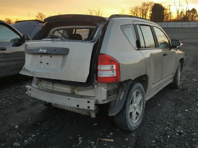 1J4FF47B39D113559 - 2009 JEEP COMPASS SP TAN photo 4