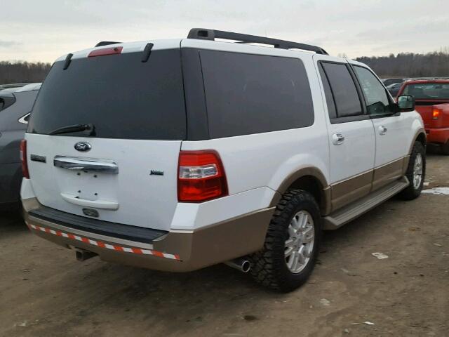 1FMJK1J56DEF17872 - 2013 FORD EXPEDITION WHITE photo 4