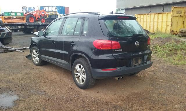 WVGBV7AX9FW586844 - 2015 VOLKSWAGEN TIGUAN S BLACK photo 3