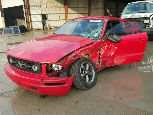 1ZVFT80N465240978 - 2006 FORD MUSTANG RED photo 2