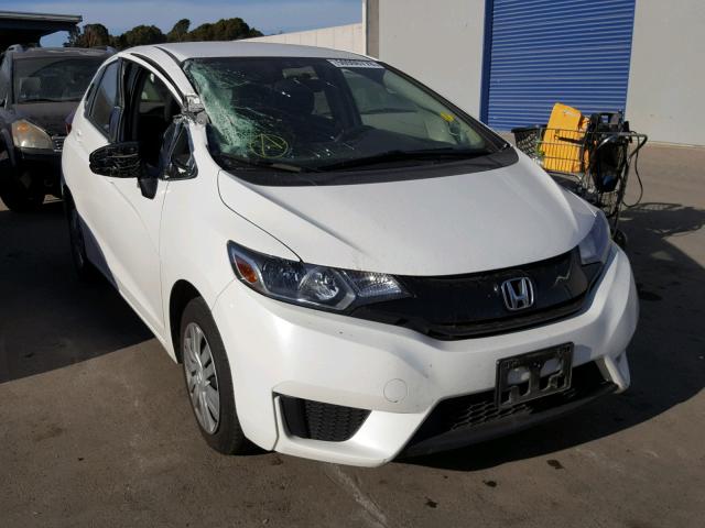 JHMGK5H55GX008410 - 2016 HONDA FIT LX WHITE photo 1