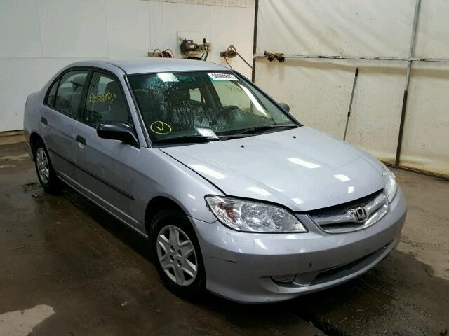 2HGES16464H611962 - 2004 HONDA CIVIC DX SILVER photo 1