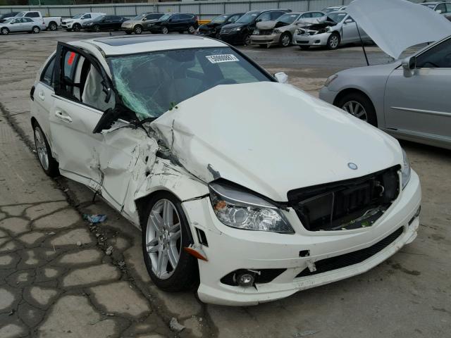 WDDGF56X59F303936 - 2009 MERCEDES-BENZ C 350 WHITE photo 1