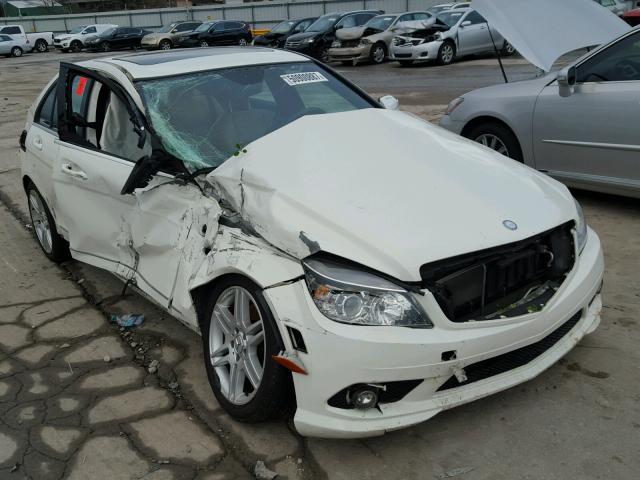 WDDGF56X59F303936 - 2009 MERCEDES-BENZ C 350 WHITE photo 9