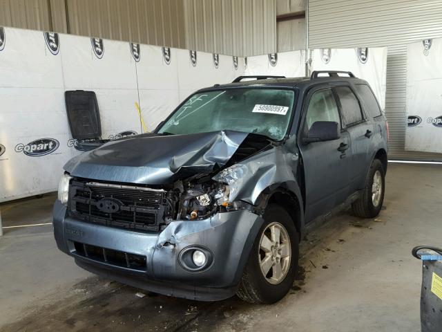 1FMCU0D79AKD37504 - 2010 FORD ESCAPE XLT BLUE photo 2