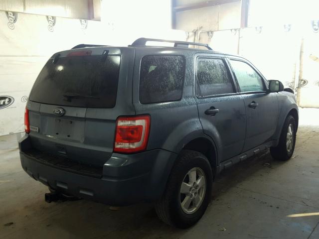 1FMCU0D79AKD37504 - 2010 FORD ESCAPE XLT BLUE photo 4