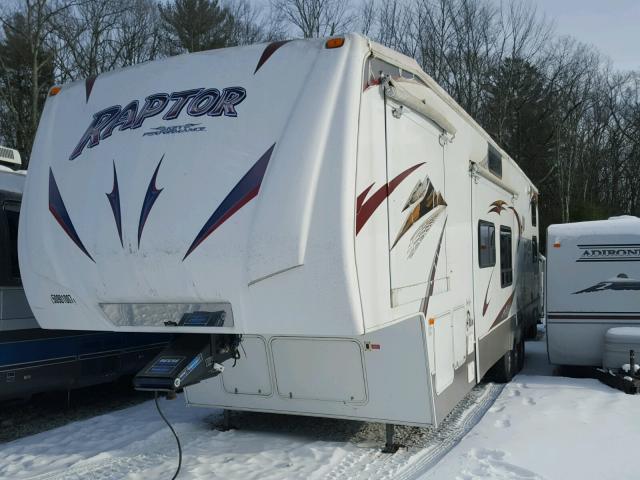 4YDF371258R801263 - 2008 KEYSTONE RAPTOR WHITE photo 2