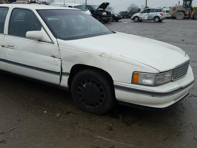 1G6KD52Y7TU259839 - 1996 CADILLAC DEVILLE WHITE photo 9