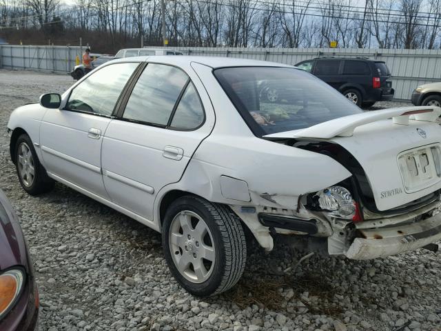 3N1CB51DX6L546955 - 2006 NISSAN SENTRA 1.8 WHITE photo 3